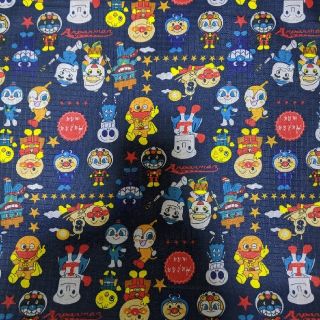 アンパンマン ラミネート ビニールコーティング ポリ生地の通販 by