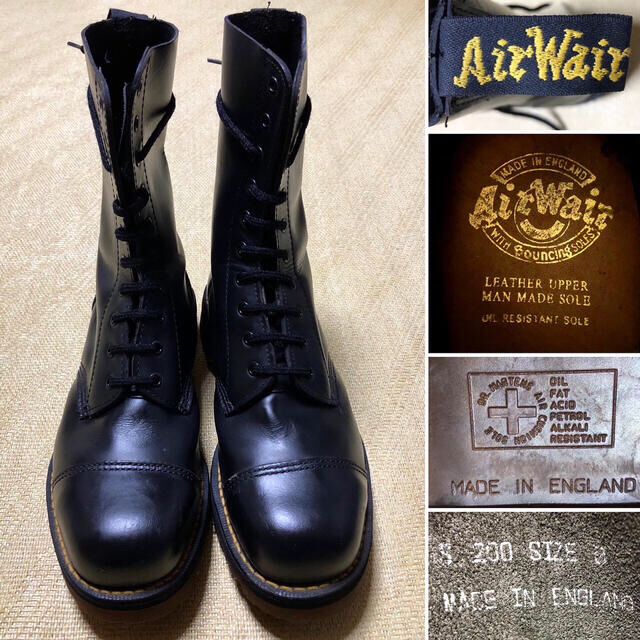 Dr.Martens - 廃盤❗️英国製 ドクターマーチン スチールトゥ 10ホール
