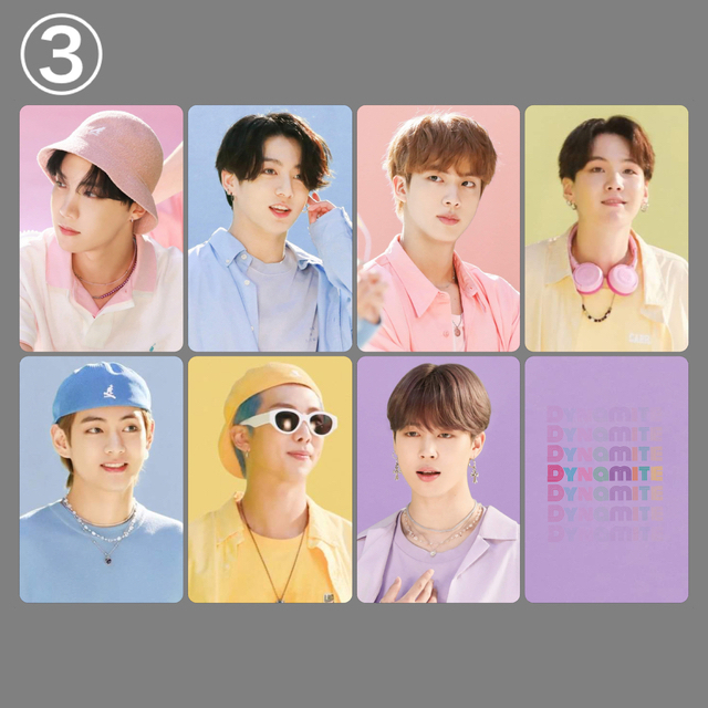BTS トレカ自作（DYNAMITE ①②③ VER）の通販 by ✴︎｜ラクマ