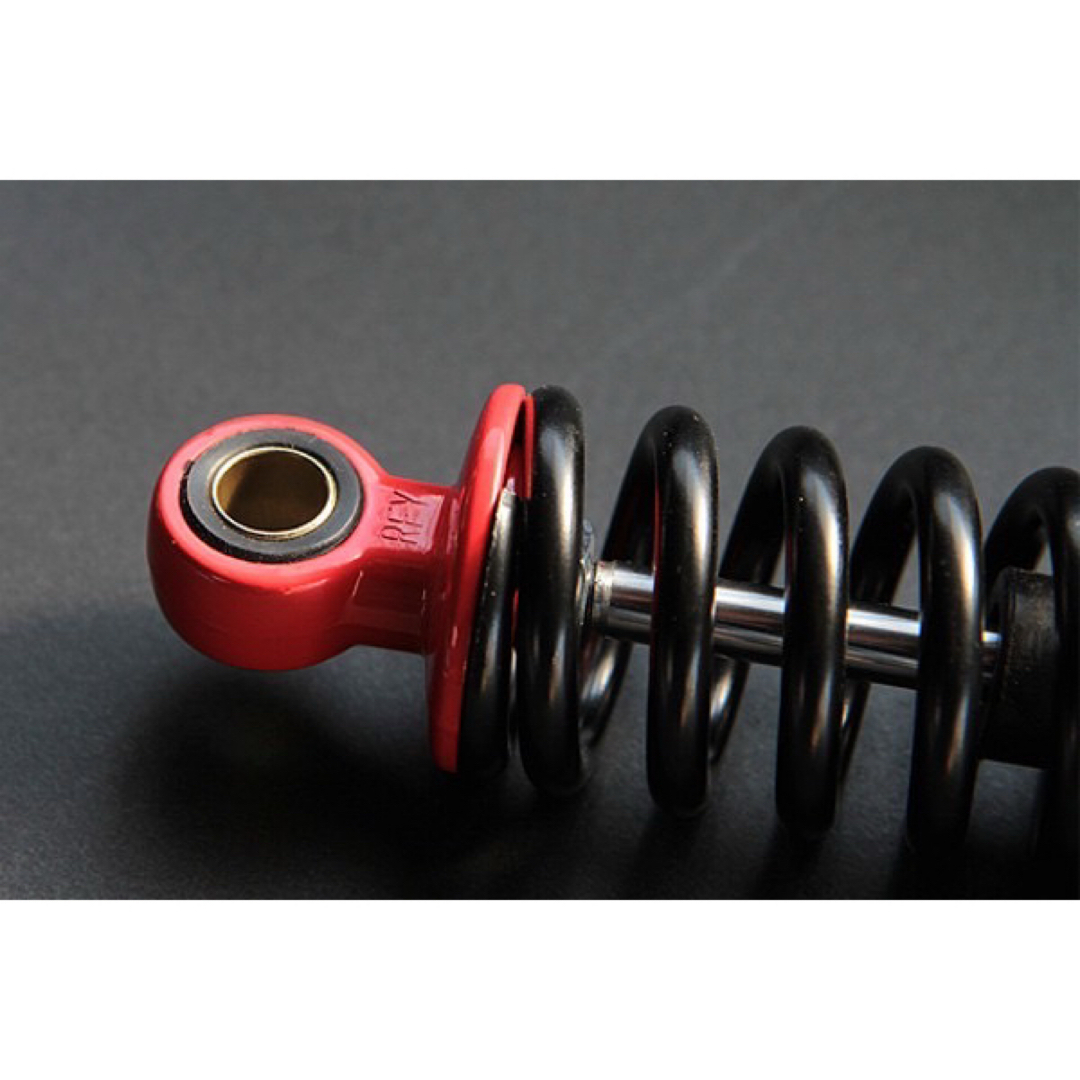 240】 当時仕様 325mm 細巻き リア サスペンション 赤 × 黒の通販 by