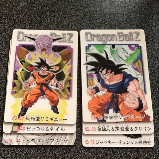 ドラゴンボール - ドラゴンボール Z プラカード 6枚 裏青 42〜49の通販