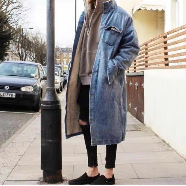 Ron Herman - デニムボアロングコート Lの通販 by なかーざ｜ロン