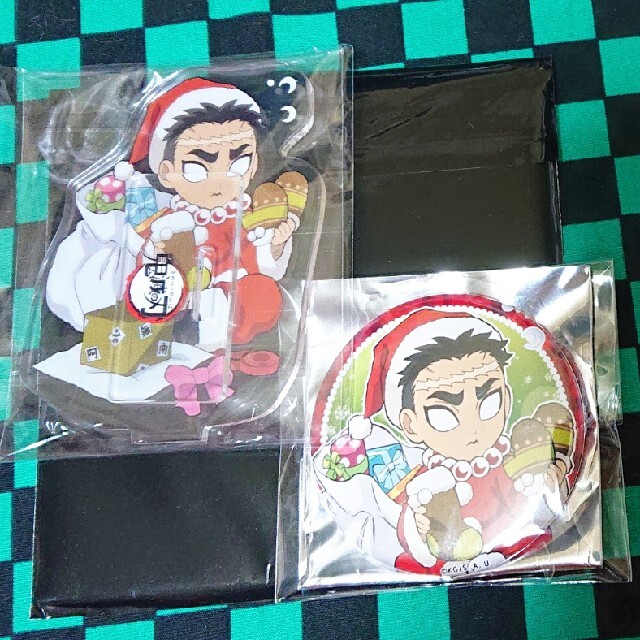 鬼滅の刃 クリスマス 悲鳴嶼 行冥 ひめじまさん アクリルスタンド 缶