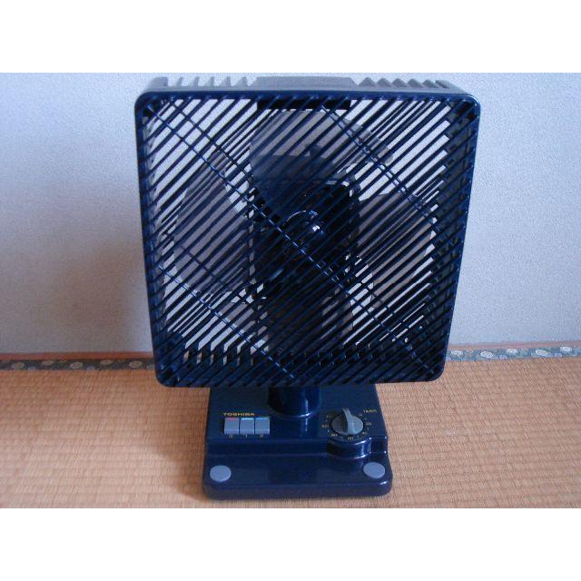 東芝 - ☆レア☆四角い扇風機☆TOSHIBA 東芝 F-014B タイマー付 動作品