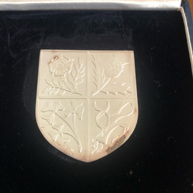 純銀製 英国女王陛下エリザベス2世来日記念メダルの通販 by ヒデ