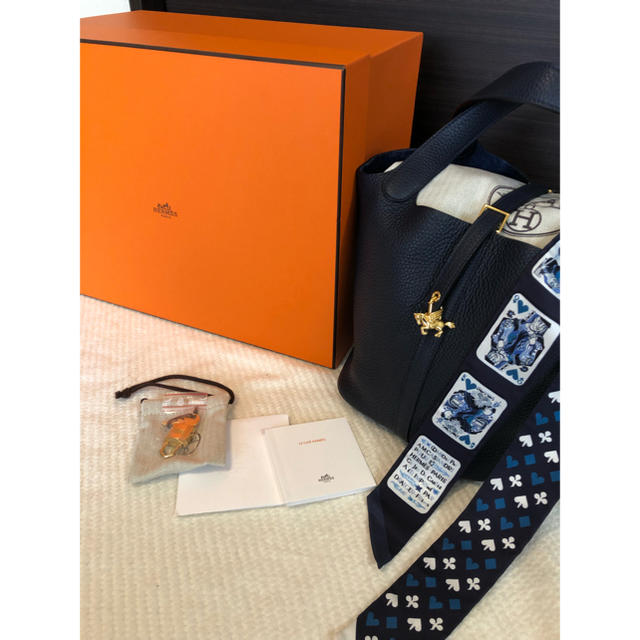 HERMES - 専用【ほぼ新品】エルメス ピコタン ロック MM ブルーニュイ