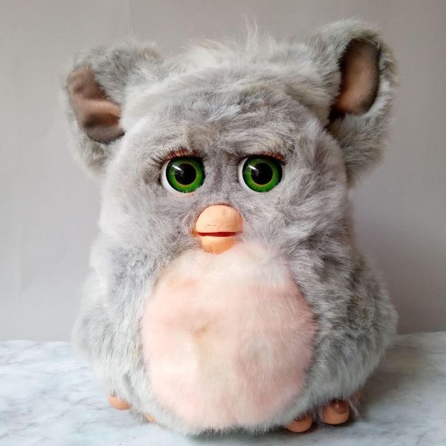 ファービー2 コーヒークリーム 緑目 英語 1077 動作確認済み