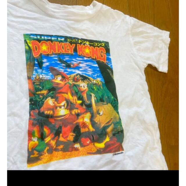 当時物 希少 スーパードンキーコング Tシャツ キッズサイズ 任天堂