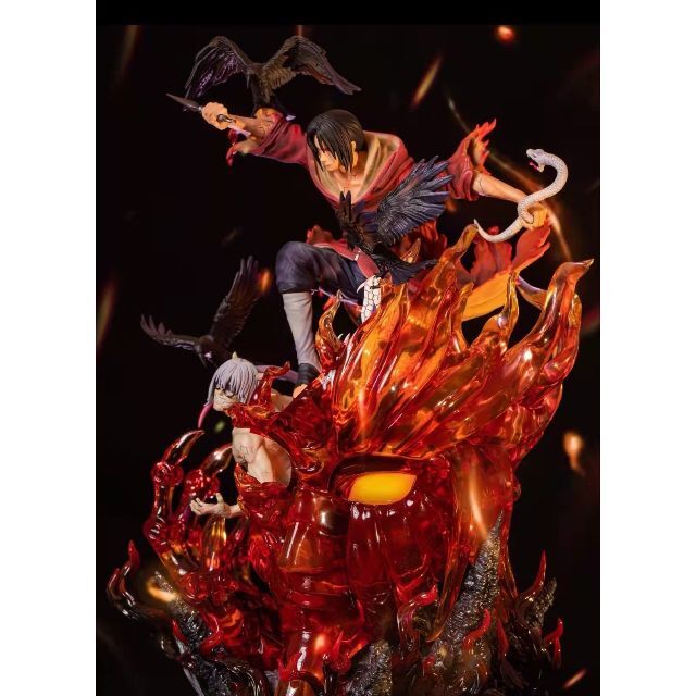 ナルト うちはイタチVSカブト ガレージキット 塗装済み完成品