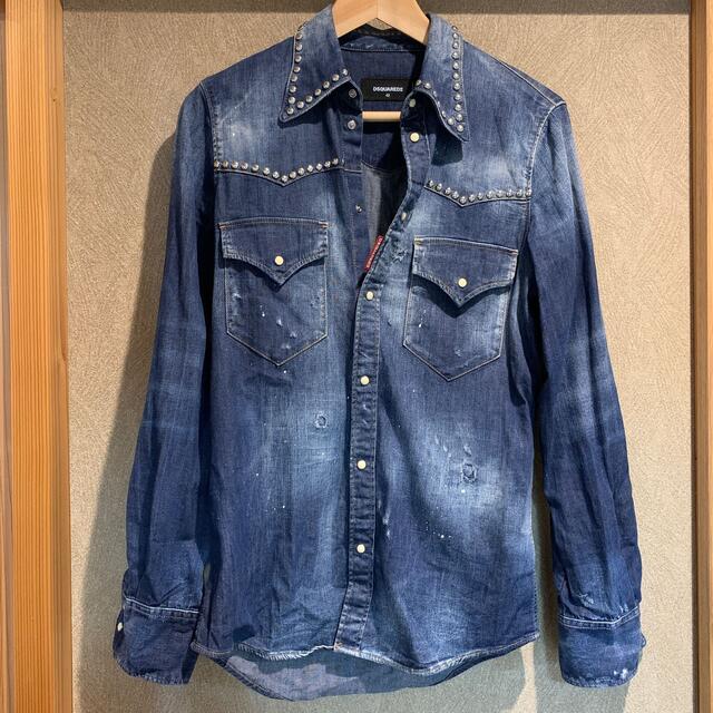 DSQUARED2 - 専用！ディースクエアード スタッズシャツ 42の通販 by