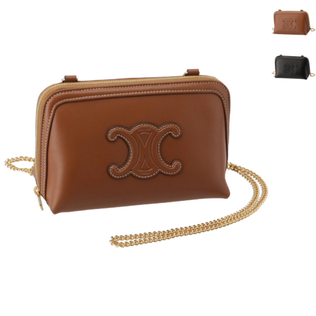 CELINE - セリーヌ CELINE ショルダーバッグ チェーン クラッチ