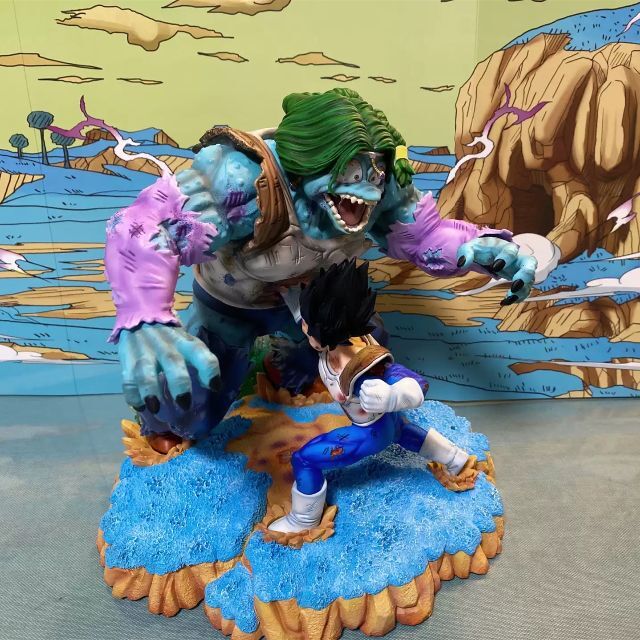 ドラゴンボール ベジータvsザーボン ガレージキット フィギュア 塗装