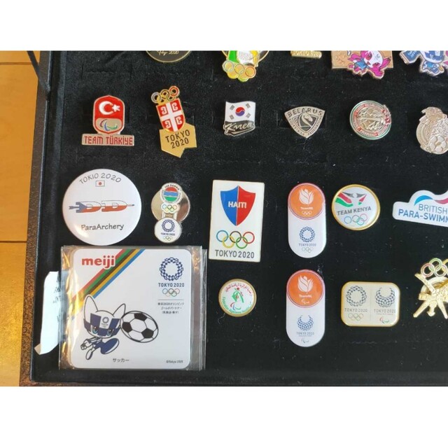 非売品 ピンバッジ】東京オリンピック 各国選手団 限定品 tokyo2020の