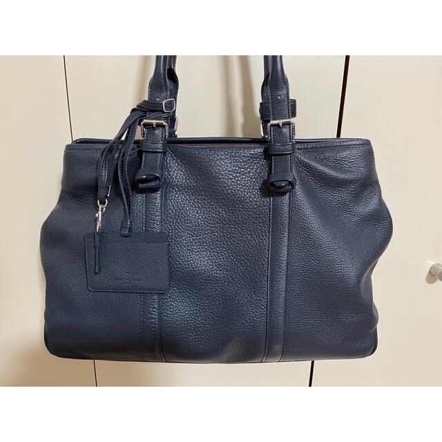 PELLE MORBIDA - ペッレモルビダ トートバッグ ネイビー ユニセックス