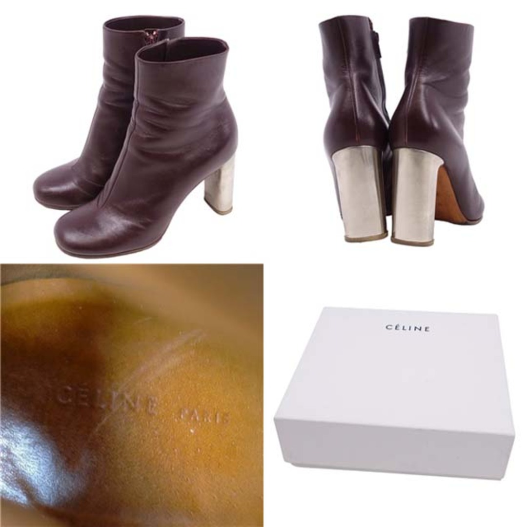 CELINE - セリーヌ ブーツ フィービー期 メタルヒール bambam 37