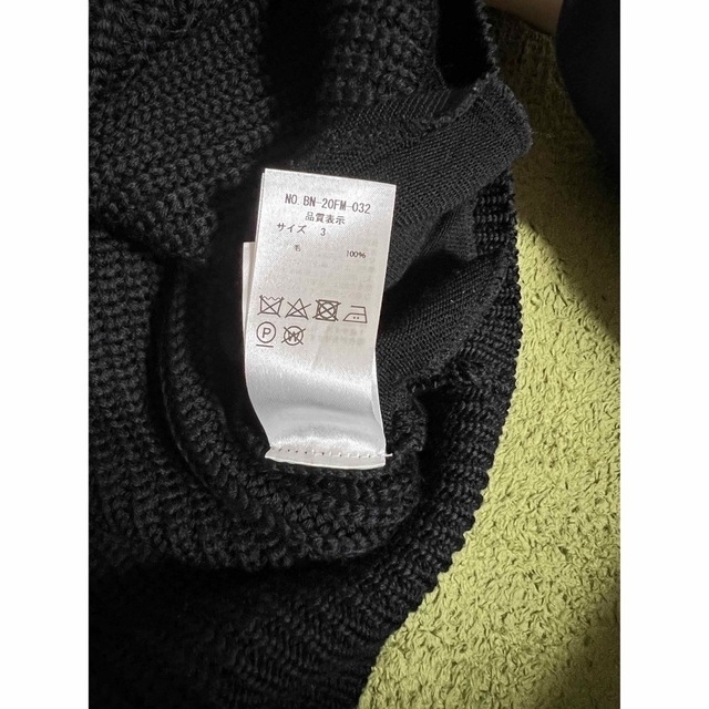 BATONER - BATONER シグネチャー ドライバーズ ニット サイズ3 20awの