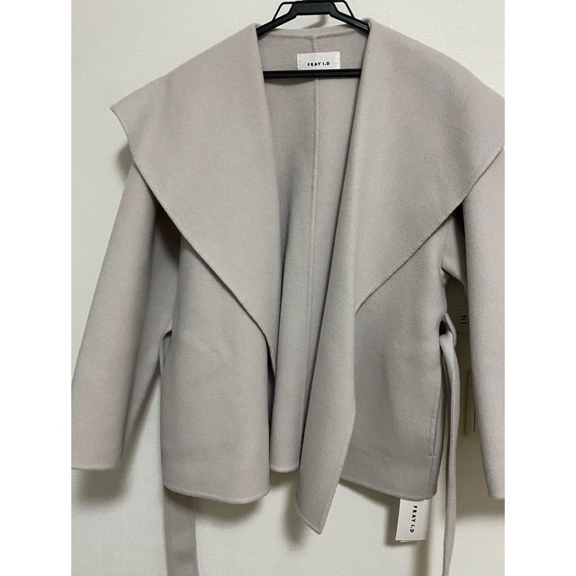 FRAY I.D - 【新品未使用】ショールカラーショートリバーコートの通販