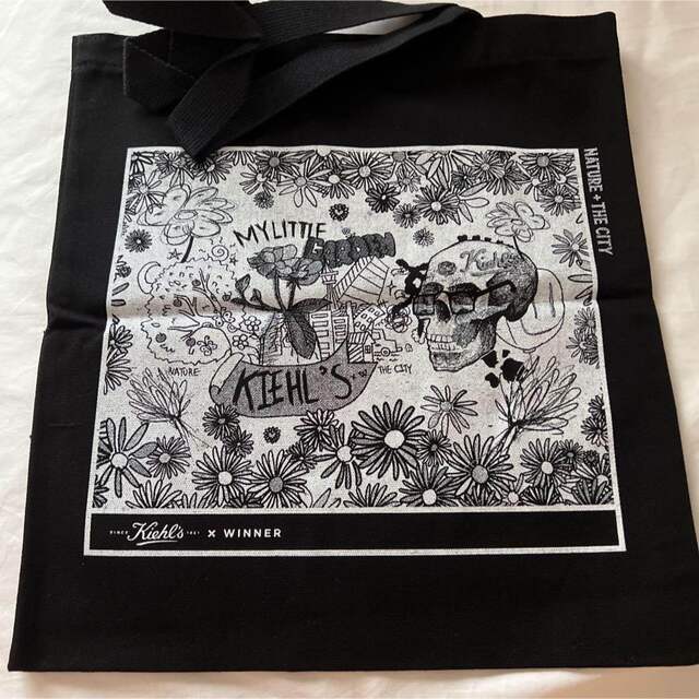 WINNER KIEHL'S コラボエコバッグ 注文 トートバッグ ブラック