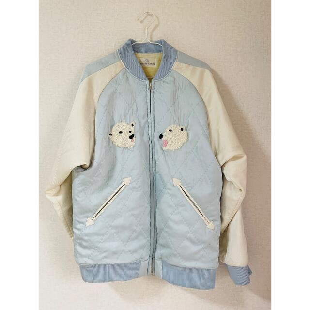 keisuke kanda - ケイスケカンダ シロクマ スカジャンの通販 by おひつ