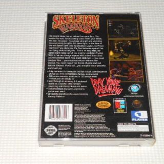 SS☆SKELETON WARRIORS 海外版☆箱付・説明書付・ソフト付