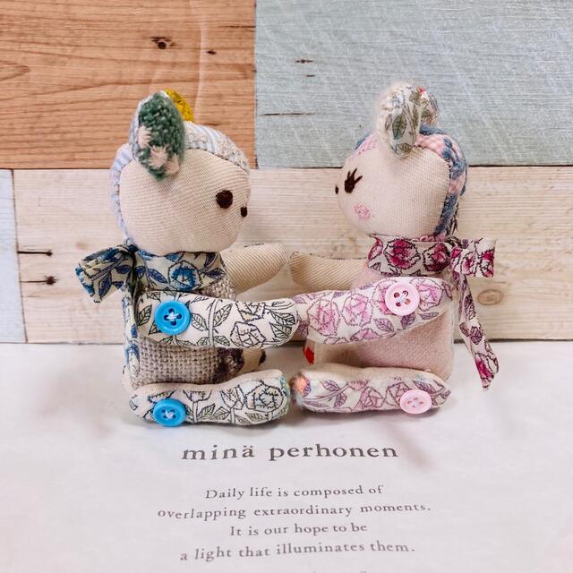 mina perhonen - ミナペルホネン 夫婦テディベア｡ﾟの通販 by m.mao's