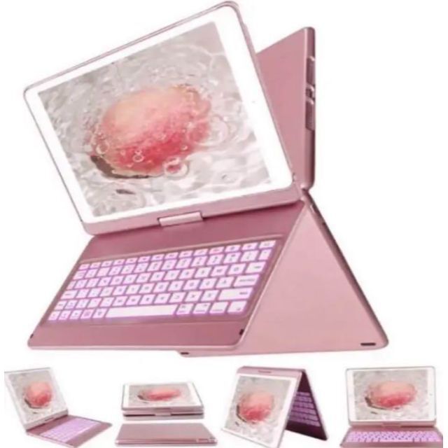 iPadが瞬時にエレガントなMacBook仕様に早替り♪❤ケース＆キーボード