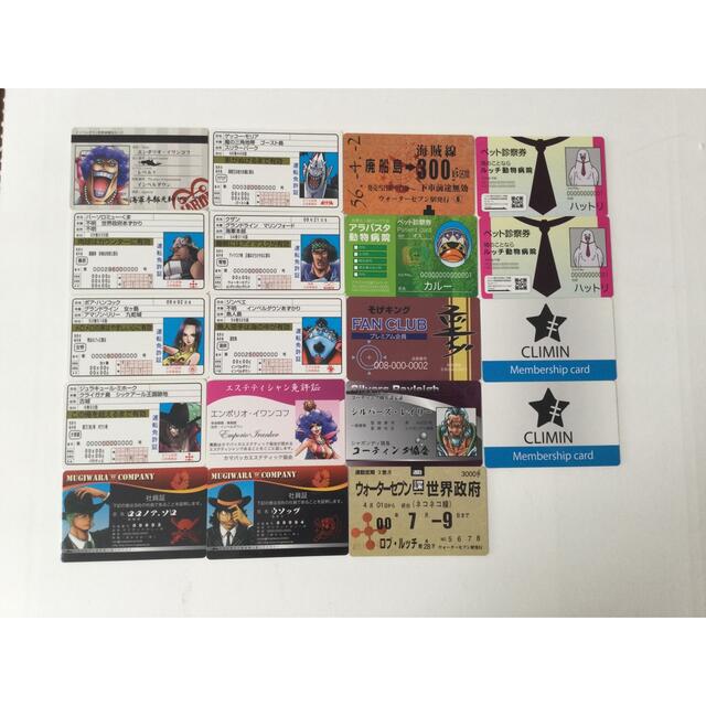 ONE PIECE - ワンピース パロディカード 免許証 19枚の通販 by もも's