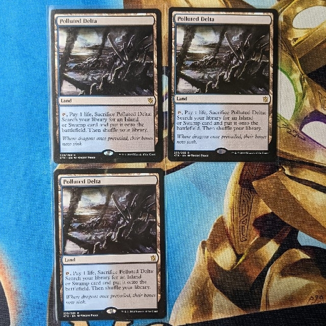 MTG EXP Foil 汚染された三角州 4枚セット MTG 汚染された三角州 foil
