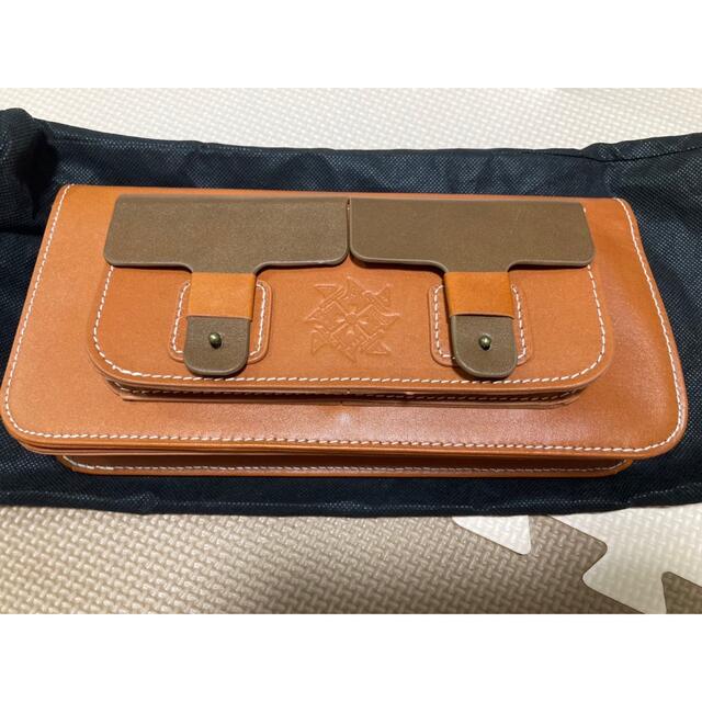 CAPCOM - モンスターハンターライズ Switch 本革マルチポーチ ブラウン