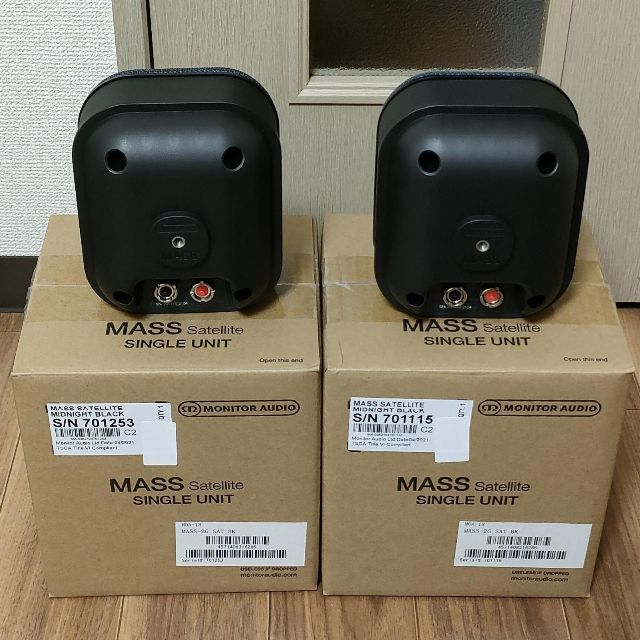 モニターオーディオ MASS-2G Satellite (ペア)の通販 by たぬきちの店