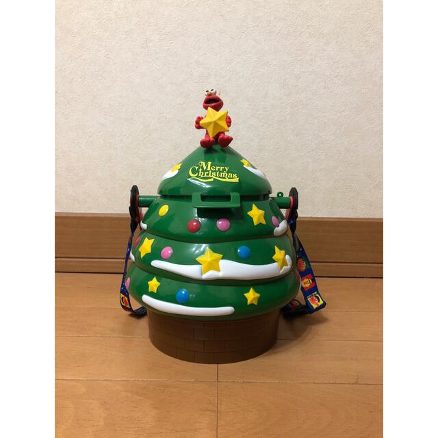 USJ - 【激レア】USJポップコーンバケット エルモ クリスマスツリーの