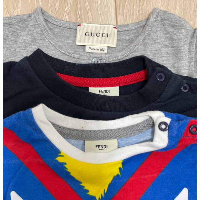 フェンディ24M スウェットandロンTとGUCCI 18〜24M ロンT フェンディ