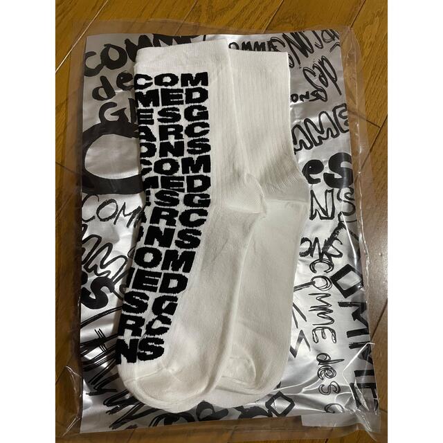 COMME des GARCONS - コムデギャルソン ロゴ ソックス 靴下の通販 by