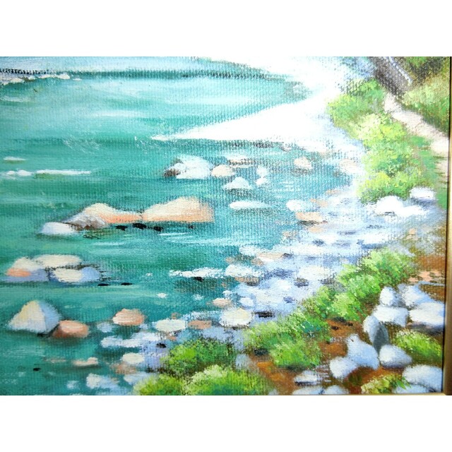 ART】瀬良風香真筆(上高地の清流と穂高)4号の通販 by アートギャラリー