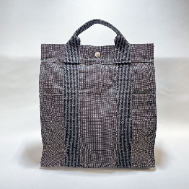 HERMES - エルメス スクエア Hロゴリュック ハンドバッグ ブラック