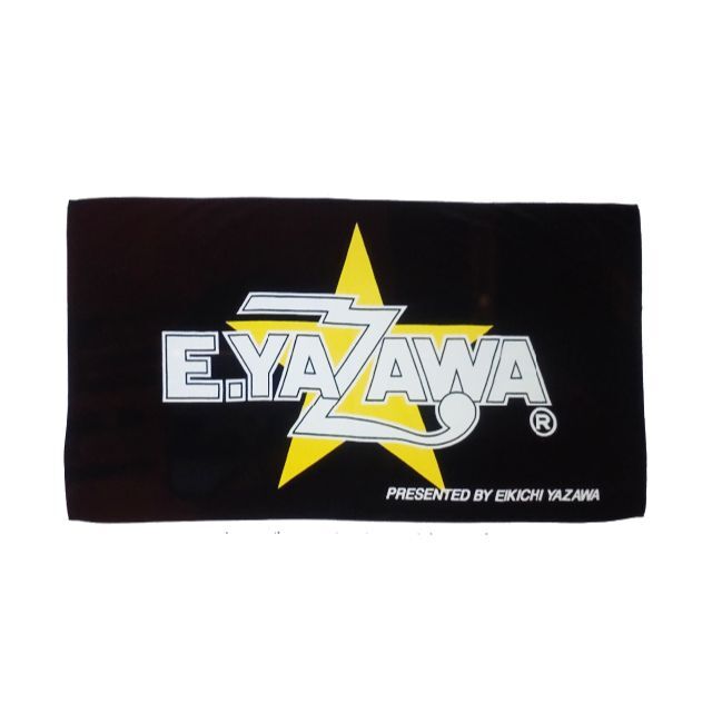 Yazawa - 矢沢永吉 DM限定 SBT スペシャルビーチタオル 85 (ロゴ星)黒