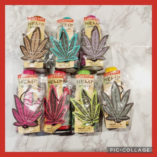 新品未使用】HEMP 芳香剤 カー用品 エアーフレッシュナー 7種類セット