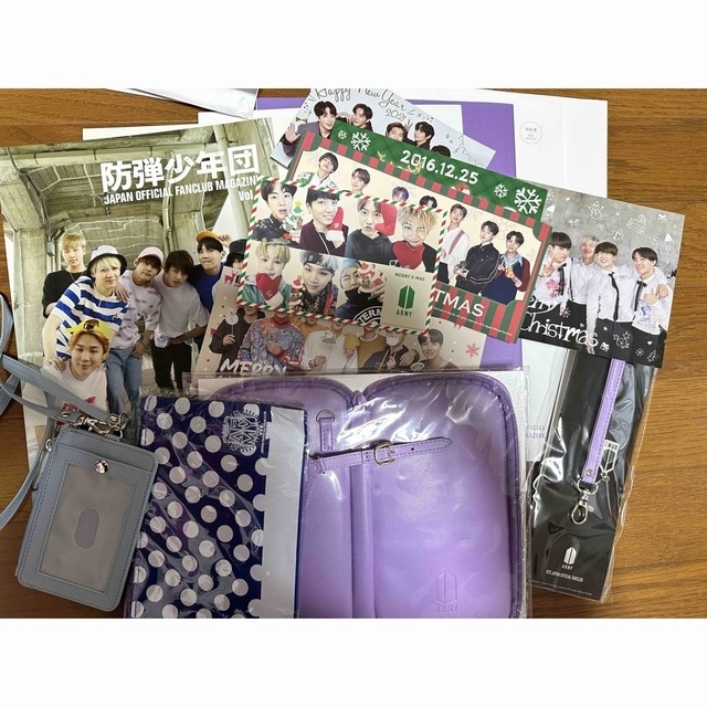 BTS FC 会報 継続特典 vol3-9、2015-2019 クリスマスカード