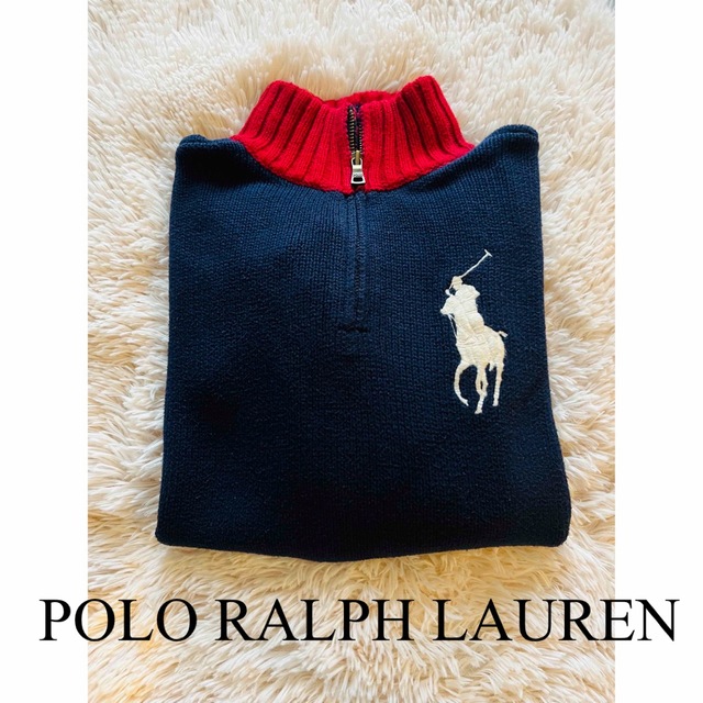 POLO RALPH LAUREN - ポロ ラルフローレン ジップアップ ネイビー