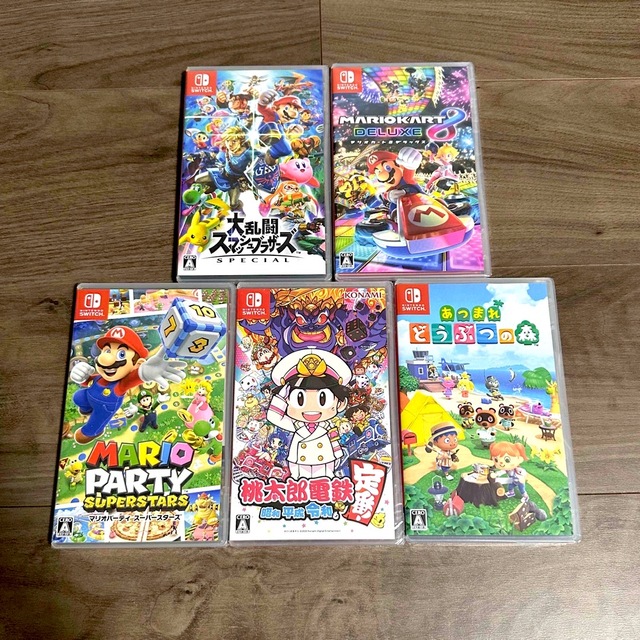 Nintendo Switch - Nintendo Switch ソフト5本 新品未開封の通販 by た