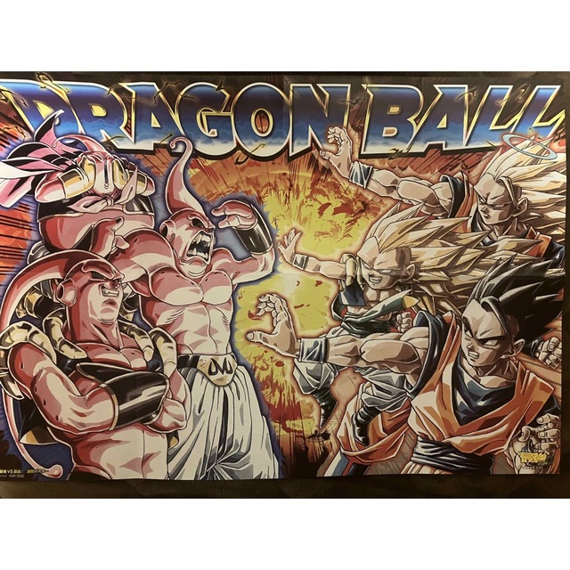激レア】ドラゴンボール改 「魔神ブウ編」 両面イラスト ポスター 鳥山