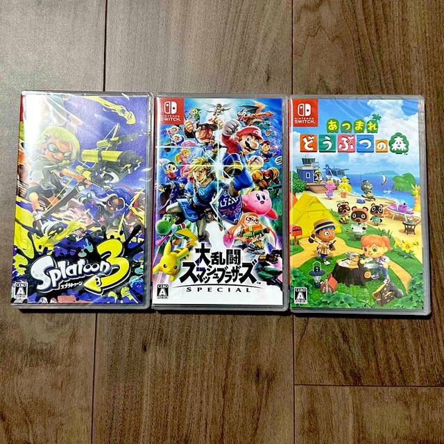 Nintendo Switch - Nintendo Switch ソフト3本 新品未開封の通販 by た