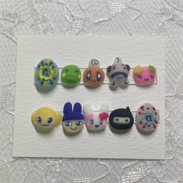 たまごっち 10本指お得セット 3D ネイルパーツの通販 by 10nails_