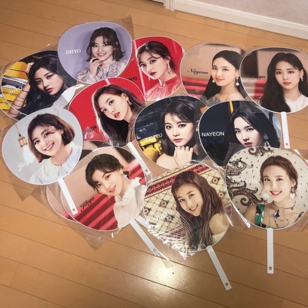 TWICE ジヒョ うちわまとめ売り TWICE ジヒョ うちわ セット まとめ