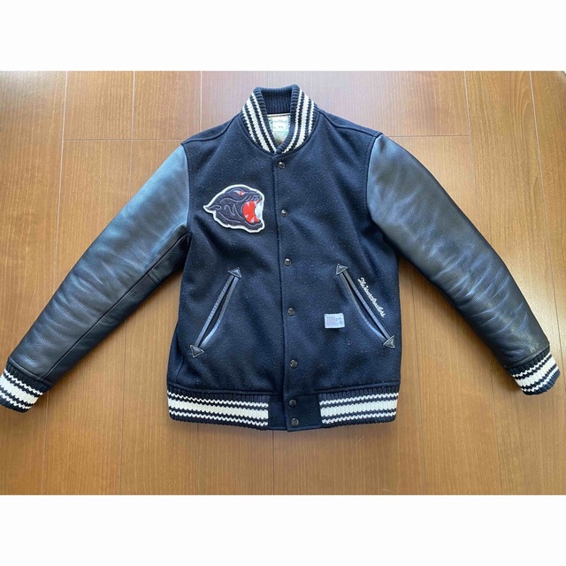 BEDWIN - BEDWIN スタジャン スクーカム ブラックパンサーワッペンの