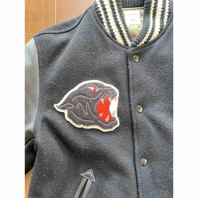 BEDWIN - BEDWIN スタジャン スクーカム ブラックパンサーワッペンの