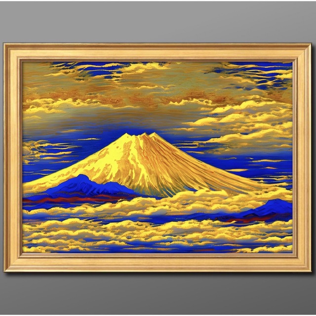 開運額付「グラフィックアートピクチャー」絵画風 風水、開運アップの