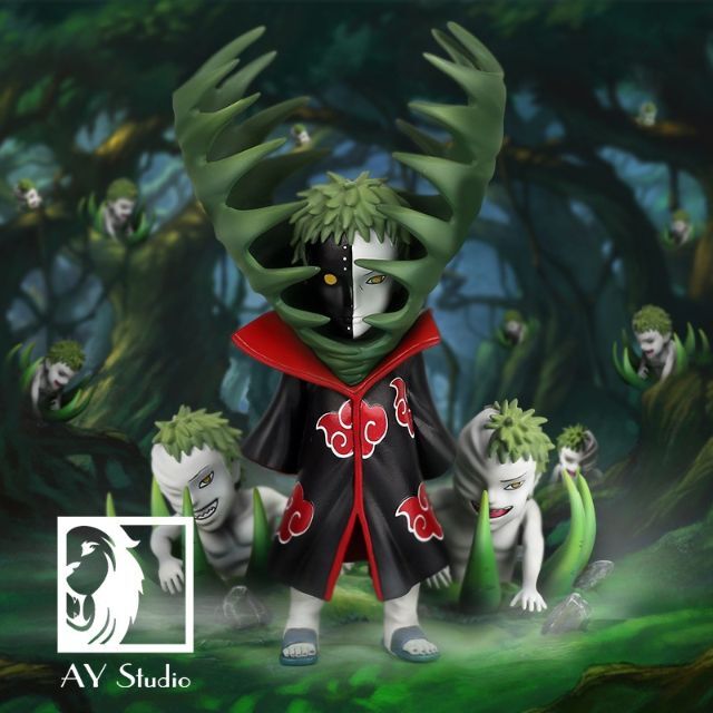 ナルト 暁 ゼツ ガレージキット SDサイズ フィギュア 塗装済み完成品の