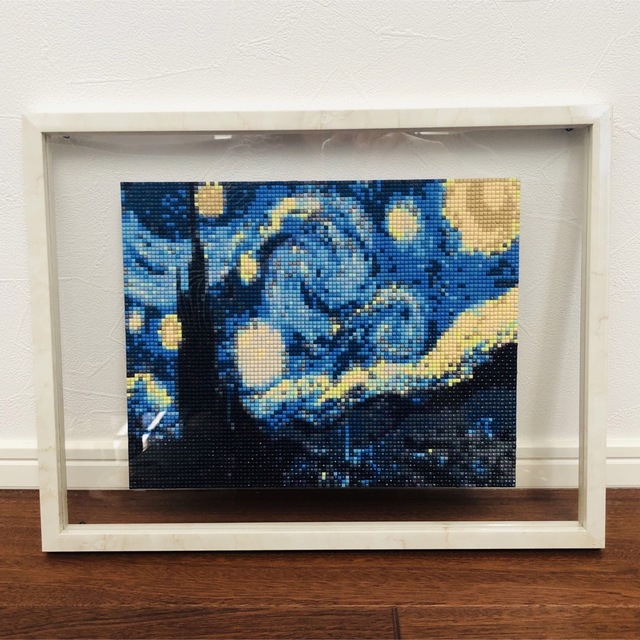 ゴッホ 星月夜 ダイヤモンドアート 完成品の通販 by halfway's shop