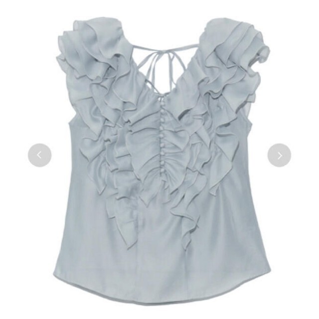 SNIDEL - SNIDEL スナイデル バックデザインフリルブラウスの通販 by